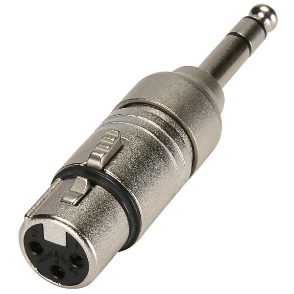Main product image for Neutrik NA3FP XLR Female Adapter to 1/4" St 092-2212
